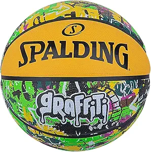 spalding graffiti basketball ball no 5 rubber spalding b098wh3v7g