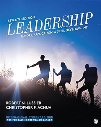 leadership international   theory application and skill development student edition christopher f achua