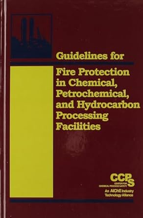 guidelines for fire protection in chemical petrochemical and hydrocarbon processing facilities 1st edition