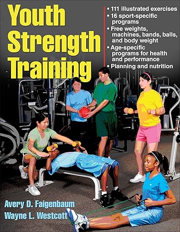 youth strength training programs for health fitness and sport avery faigenbaum ,wayne westcott 0736067922,