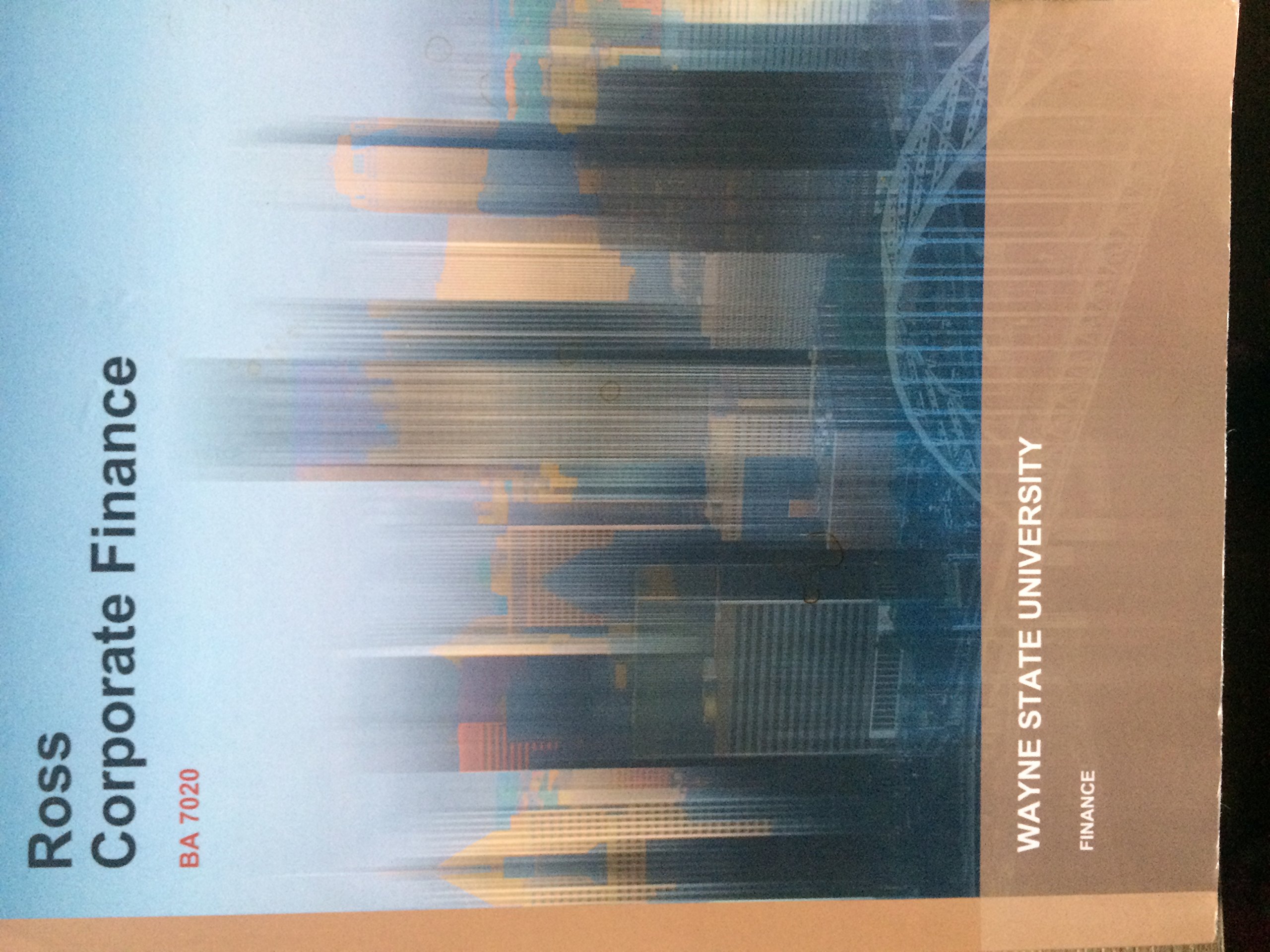 ross corporate finance mcgraw hill 1259873129, 9781259873126