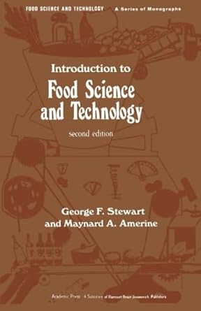 introduction to food science and technology 2nd edition george f stewart 0123959810, 978-0123959812
