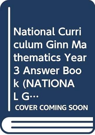 national curriculum ginn mathematics 3 answer book 1st edition  0602239419, 978-0602239411