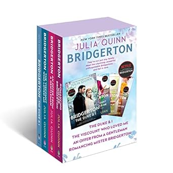 bridgerton boxed set 1 4 the duke and i/the viscount who loved me/an offer from a gentleman/romancing mister