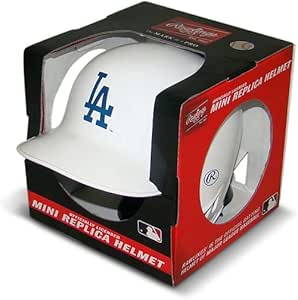 dodgers white chrome rawlings replica mlb baseball mini batting helmet rawlings b0by3qnsvy