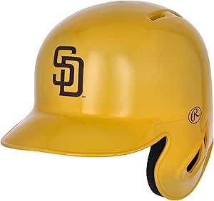 san diego padres rawlings alternative chrome mini batting helmet fanatics exclusive mlb mini helmets  