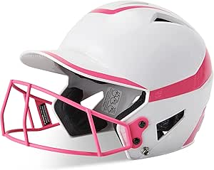 champro rise pro girls softball batting helmet with face guard youth and adult sizes in several colors girls