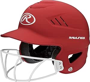 rawlings coolflo highlighter batting helmet with facemask fastpitch softball one size fits most rawlings