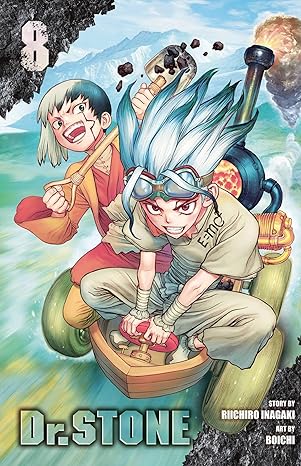 dr stone vol 8 1st edition riichiro inagaki ,boichi 1974709523, 978-1974709526