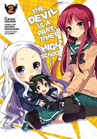 the devil is a part timer high school vol 2 manga 1st edition satoshi wagahara ,kurone mishima 0316385123,