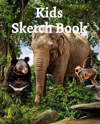 kid s sketch book jungle theme sketch book 1st edition mr. divyansh rajat, miss nivedita tak 979-8852001061