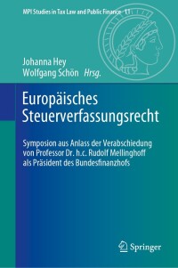 europaisches steuerverfassungsrecht 1st edition  3662674734, 9783662674734