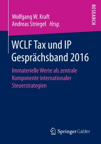 wclf tax und ip gesprachsband 2016 1st edition  3658192844, 9783658192846