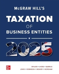 mcgraw hills taxation of business entities 2024 edition 1st edition brian spilker 1265364524, 9781265364526