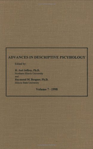 advances in descriptive psychology vol 7  n/a 1891700014, 9781891700019