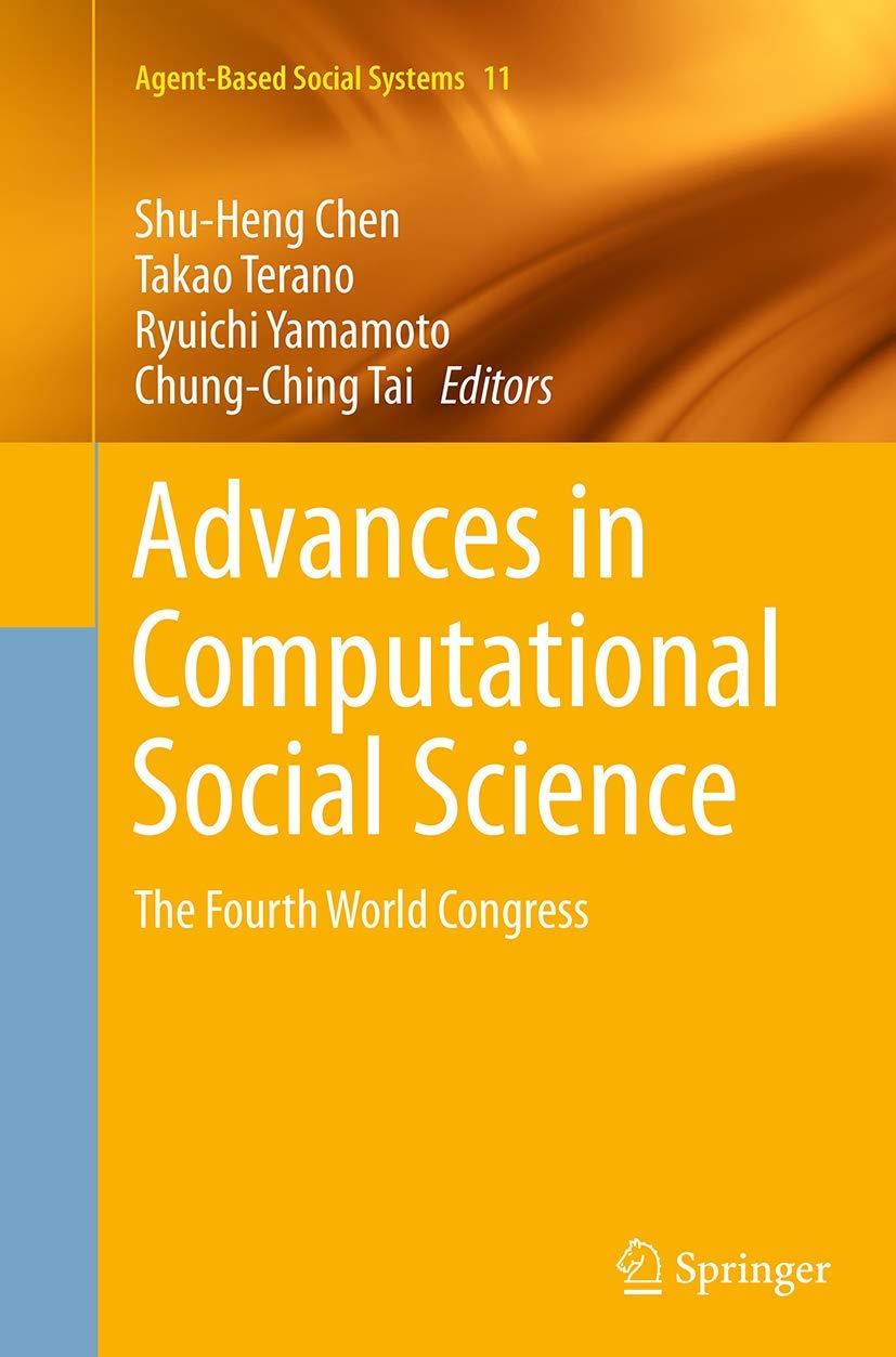 advances in computational social science the  world congress 1st edition shu heng chen 4431563814,