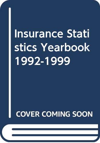 insurance statistics yearbook 1992 1999 oecd 9264086633, 9789264086630