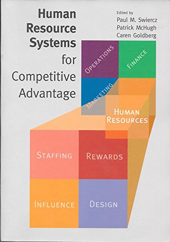 human resource systems for competitive advantage  paul swiecz 0536002428, 9780536002426