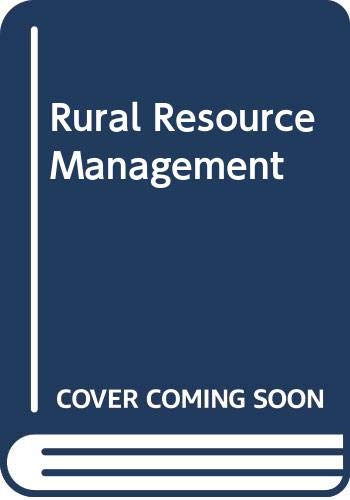 rural resource management  cloke, paul j., park, chris c. 0312696027, 9780312696023