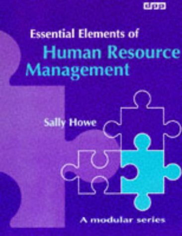 essential elements of human resource management 5th edition sally howe 1858051452, 9781858051451