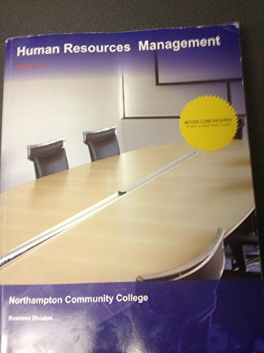 human resources management busa 226 noe 1308133081, 9781308133089