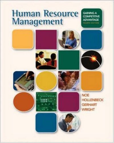 human resource management gaining a competitive advantage with powerweb and student cd 4th edition noe,