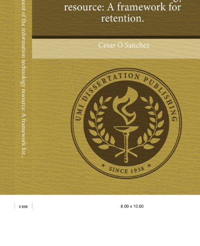 strategic management of the information technology resource  cesar o. sanchez 1243757051, 9781243757050