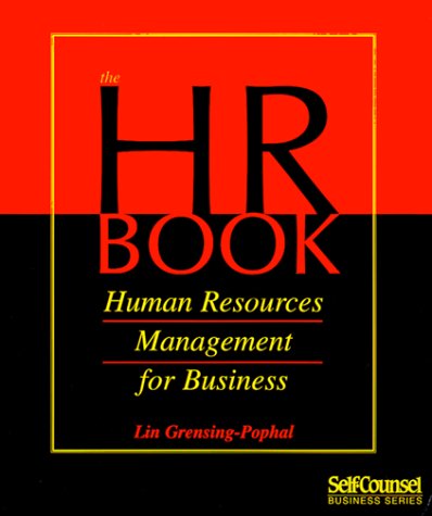 the hr book human resources management for business  grensing pophal, lin 1551802414, 9781551802411