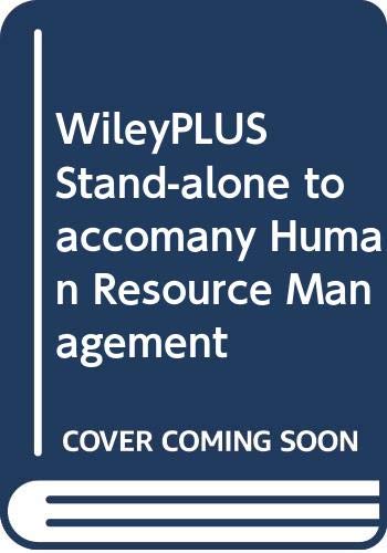 wileyplus stand alone to accompany human resource management pap/sof edition greg l. stewart 047017045x,