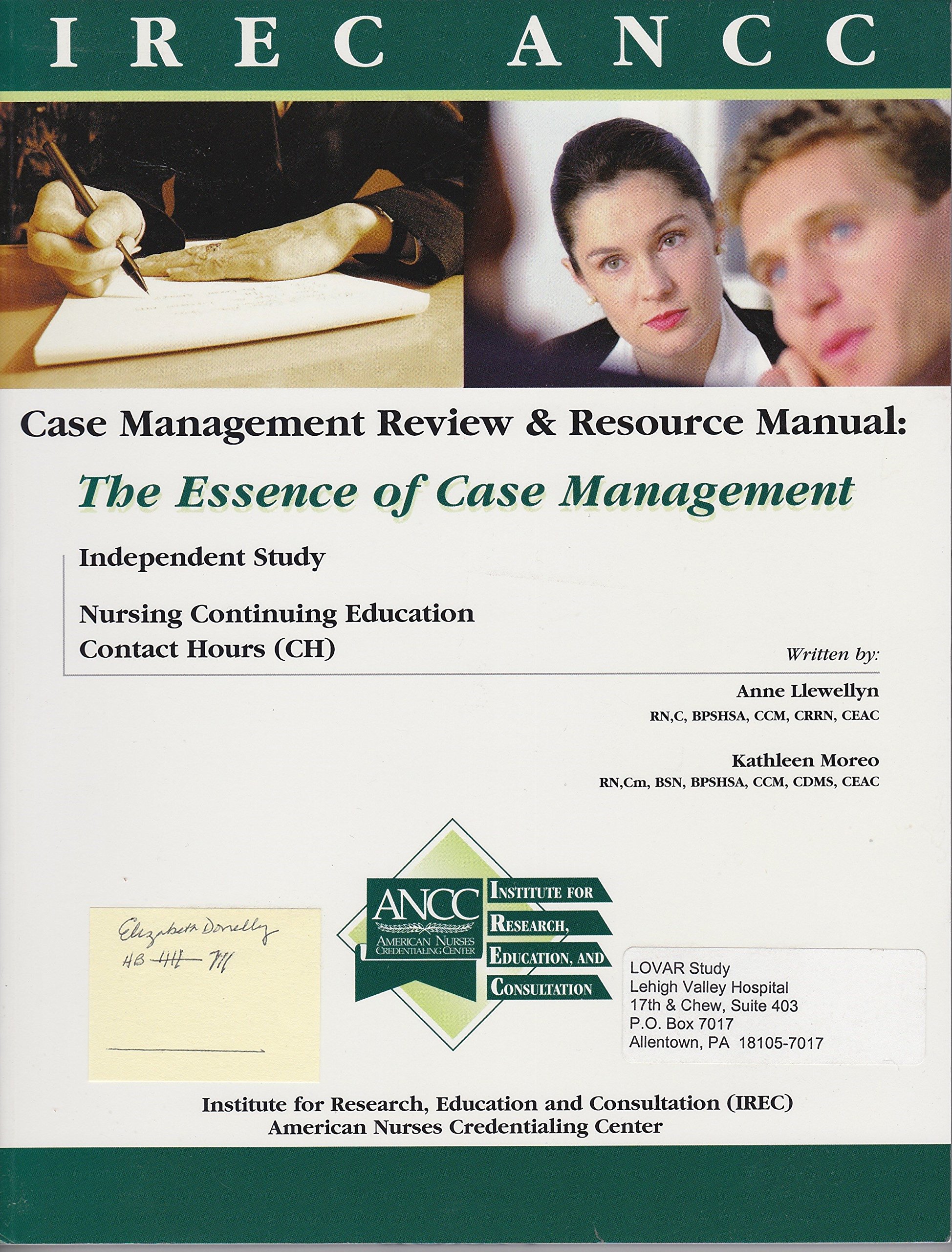 case management review and resource manual the essence of case management 1st edition ann lleweilyn, kathleen