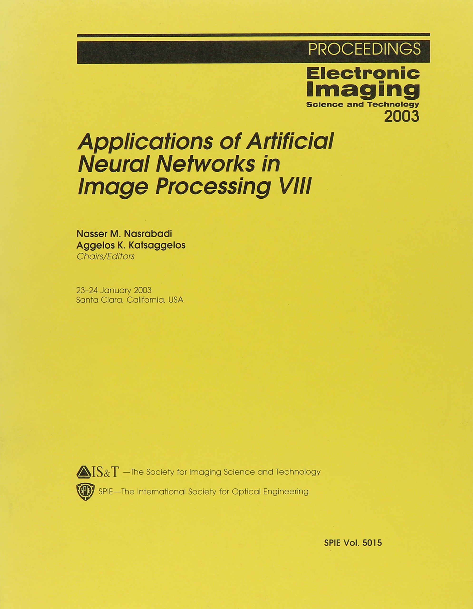 applications of artificial neural networks in image proc a07 is&t the society for imaging science and