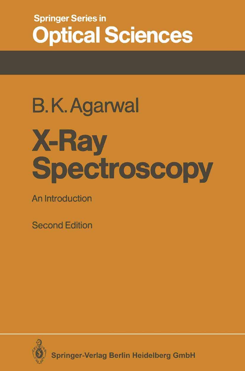 x ray spectroscopy an introduction 2nd edition agarwal, bipin k. 3540507191, 9783540507192