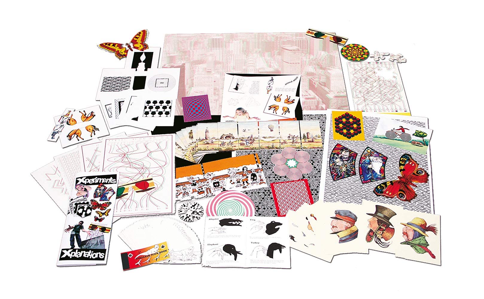 optical trix n kicks the box of 101 illusions paperback; 2003rd-01st-31st edition martin rhodes schofield,