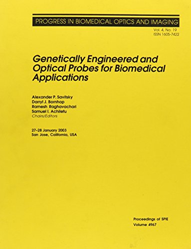 genetically engineered and optical probes for biomedical applications  savitsky, alexander p., society of