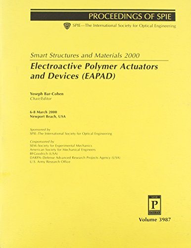 smart structures and materials 2000 electroactive polymer actuators and devices 6 8 march 2000 new port beach