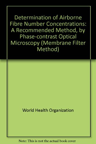 determination of airbone fibre number concentrations a recommended method by phase contrast optical