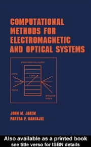 computational methods for electromagnetic and optical systems  partha p. banerjee 0203908112, 9780203908112