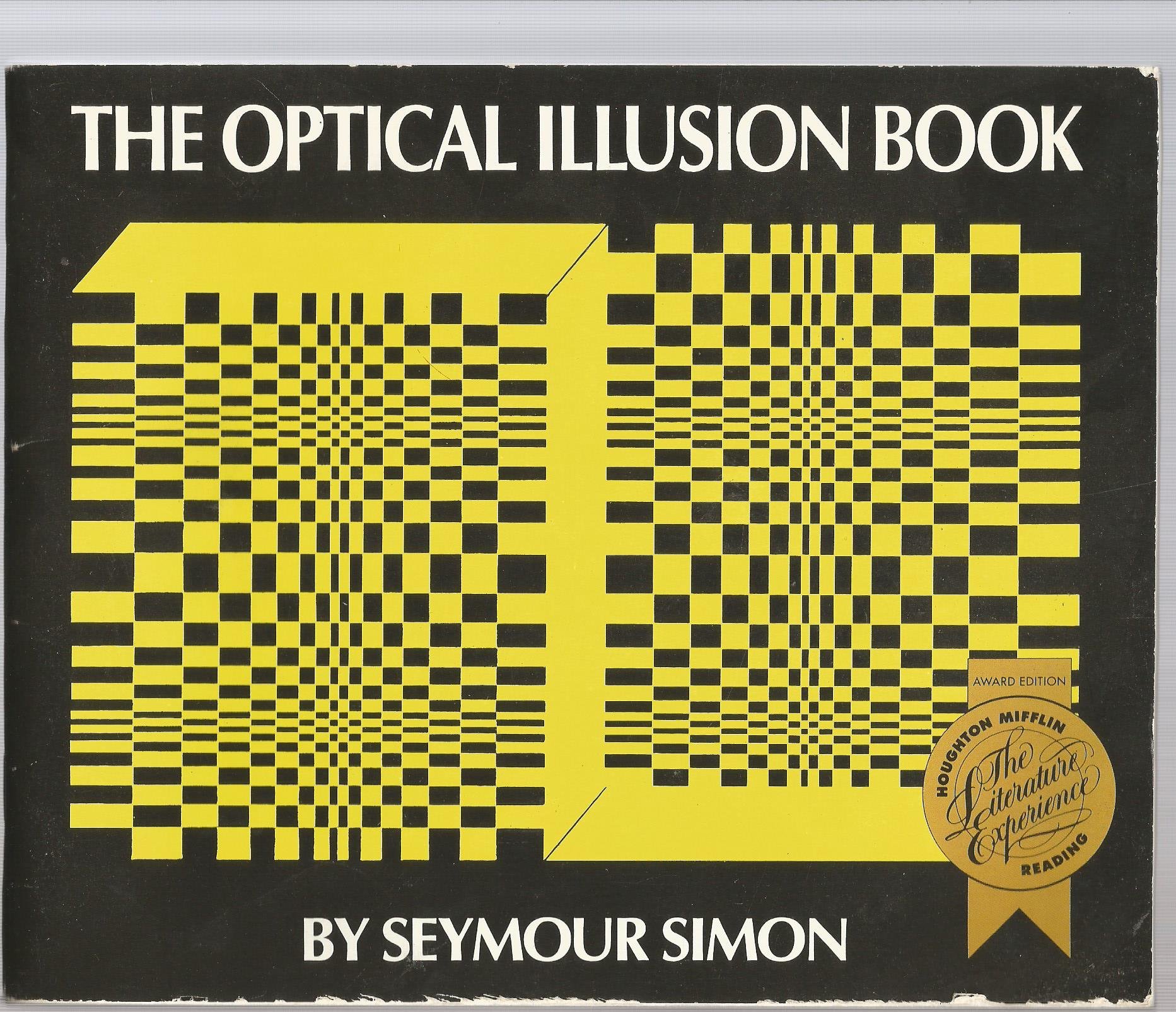 the optical illusion book  seymour simon 0395618576, 9780395618578