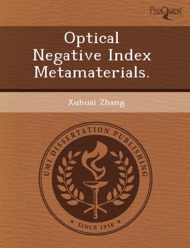 optical negative index metamaterials  jorge luis solis 124366715x, 9781243667151