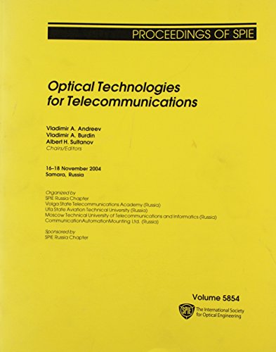 optical technologies for telecommunications vladimir a. andreev 0819458546, 9780819458544