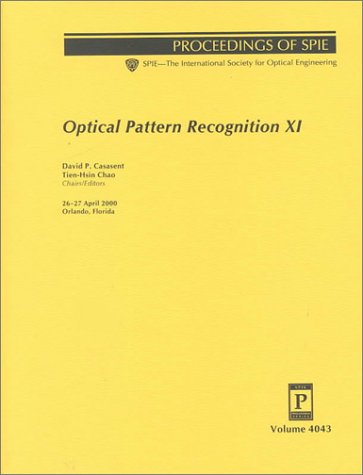 optical pattern recognition xi 26 27 april 2000 orlando florida optical pattern recognition 11 optical