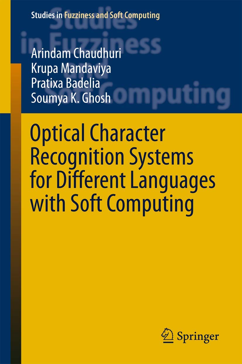 optical character recognition systems for different languages with soft computing 1st edition chaudhuri
