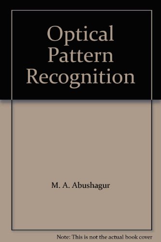 workshop on optical pattern recognition  philippe refregier, bahram javidi 0819415677, 9780819415677