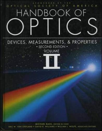 handbook of optics vol 2 devices measurements and properties 2nd edition optical society of america