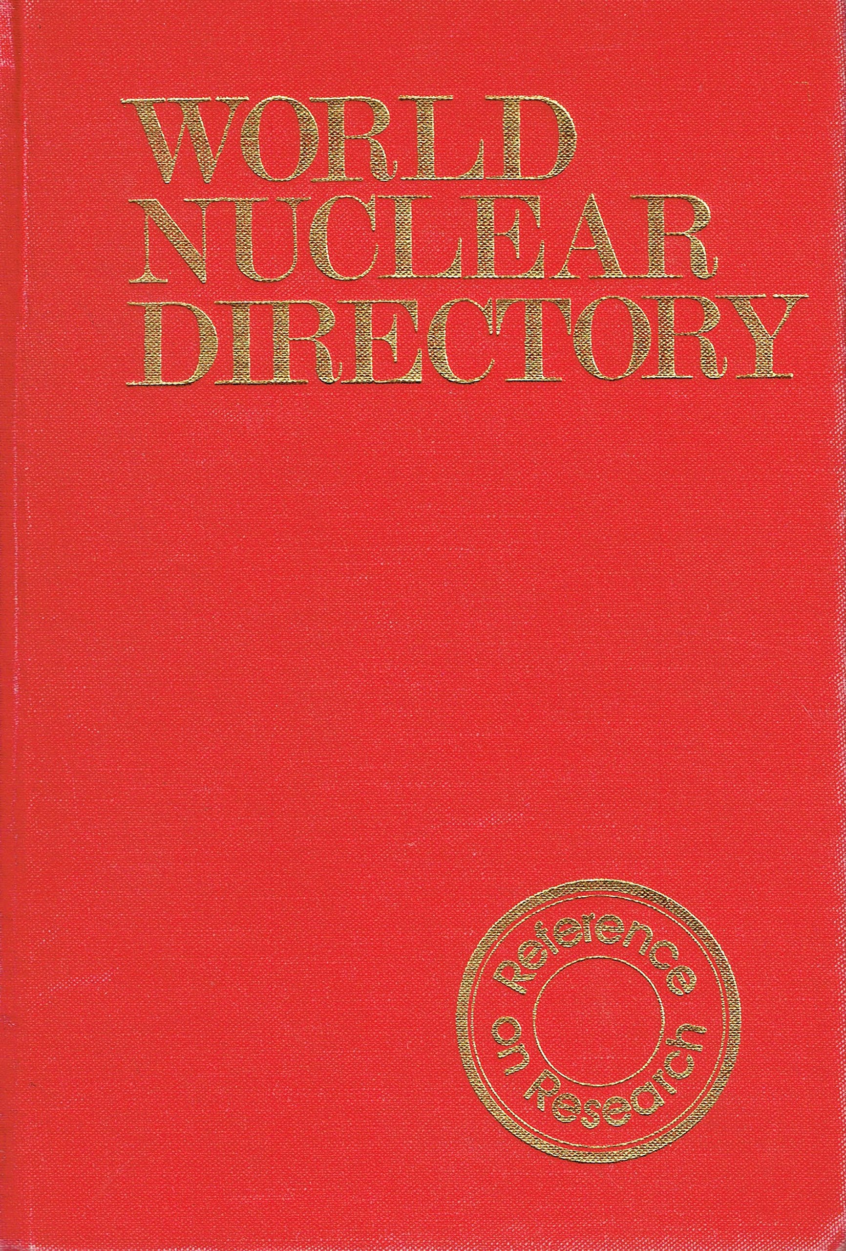 world nuclear directory 6rev edition wilson, c w j 0582900107, 9780582900103
