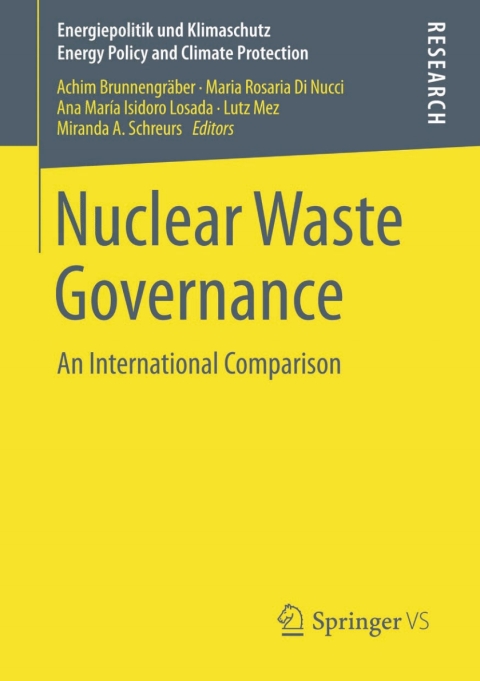 nuclear waste governance 5th edition matthias kaufmann 3658089628, 9783658089627