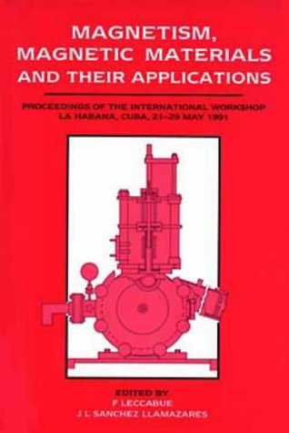 machine perception of patterns and pictures 1st edition magnetic materials, and their applications (1991 : la