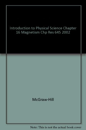 introduction to physical science chapter resources magnetism with chapter tests and answer keys staff