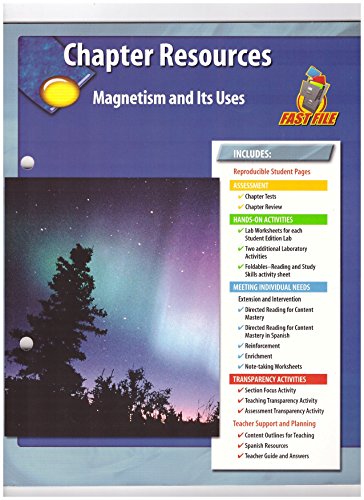 glencoe fast file chapter resources magnetism and its uses  glencoe mcgraw hill 0078661196, 9780078661198