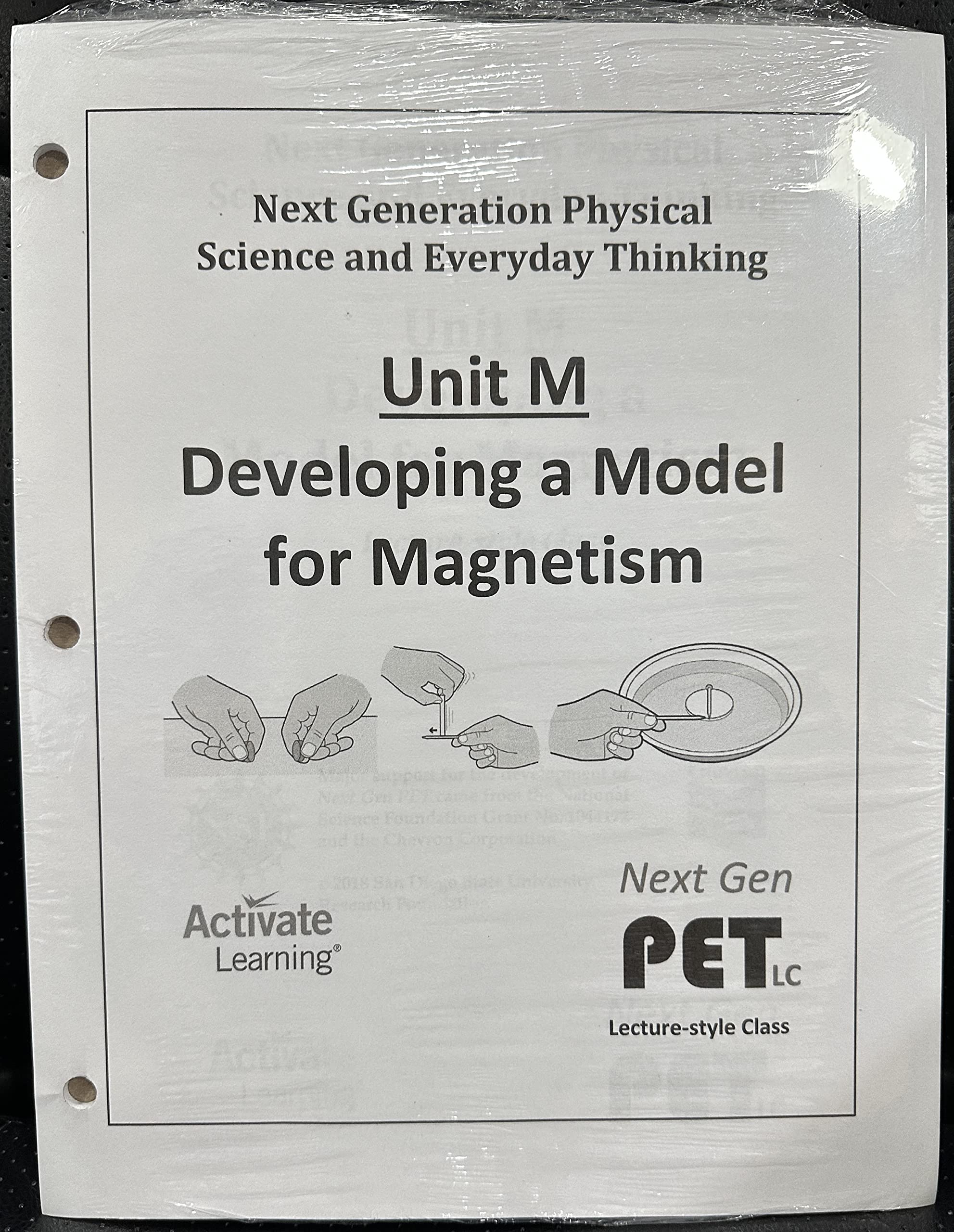 next generation physical science and everyday thinking developing a model for magnetism  sasc llc 1682313379,